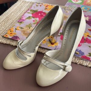 Beige Heels with Strap